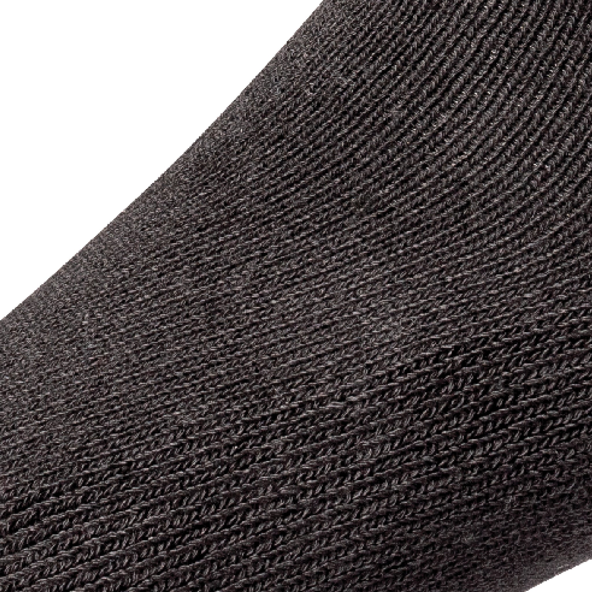 Close up view of mesh on Lightfeet Diabetes Black Crew Sock