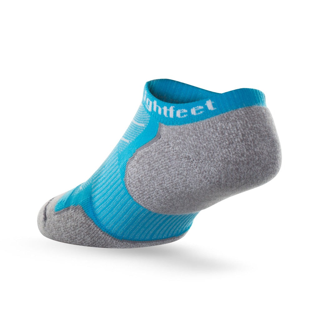Heel view of Lightfeet Evolution Aqua Mini Performance Running Sock