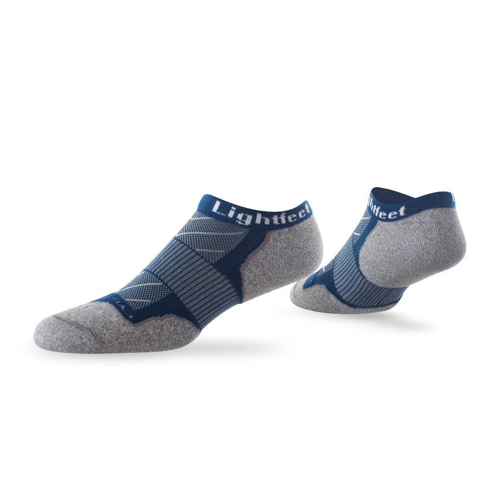 Pair of Lightfeet Evolution Navy Mini Performance Running Socks