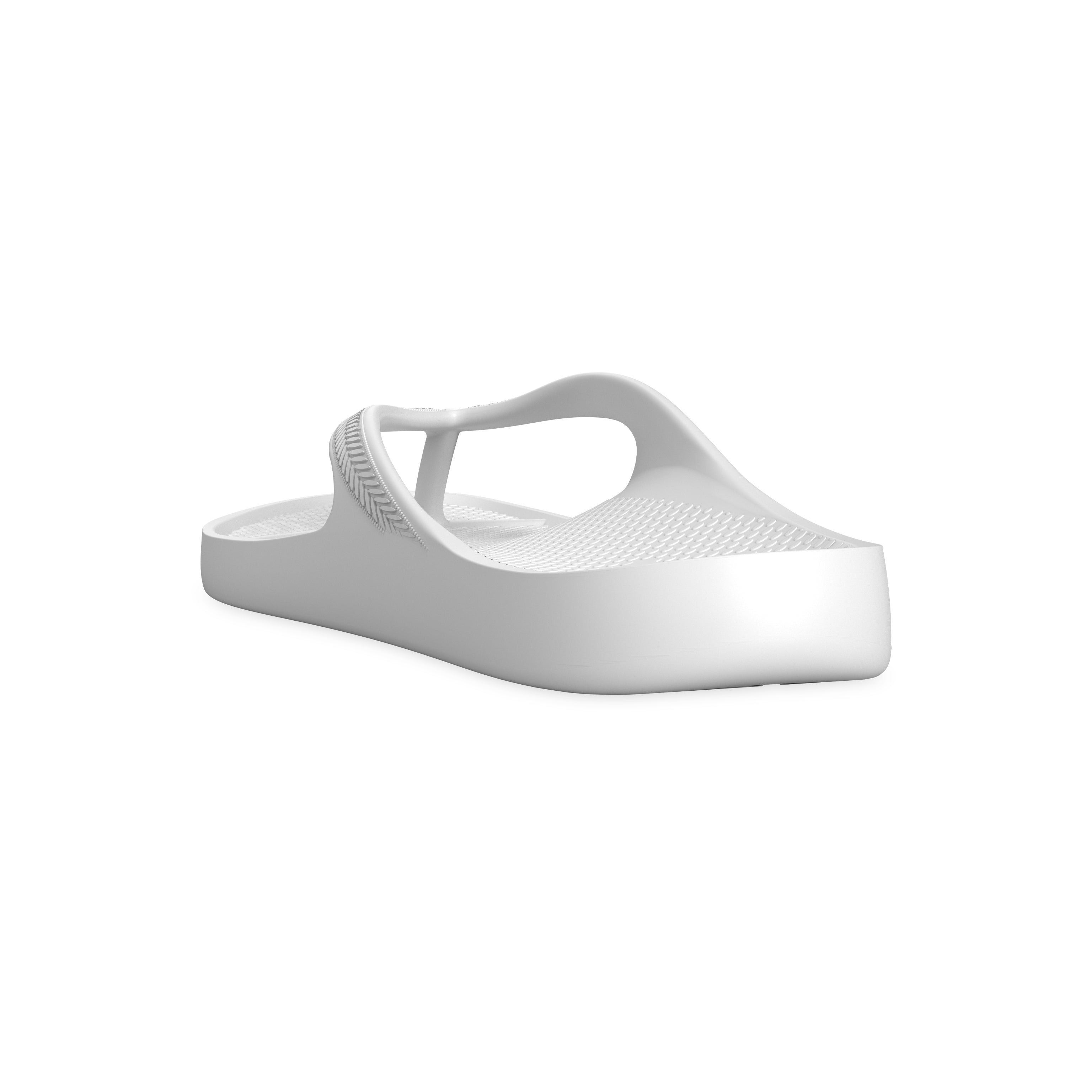White - Kids Arch Support Flip Flops