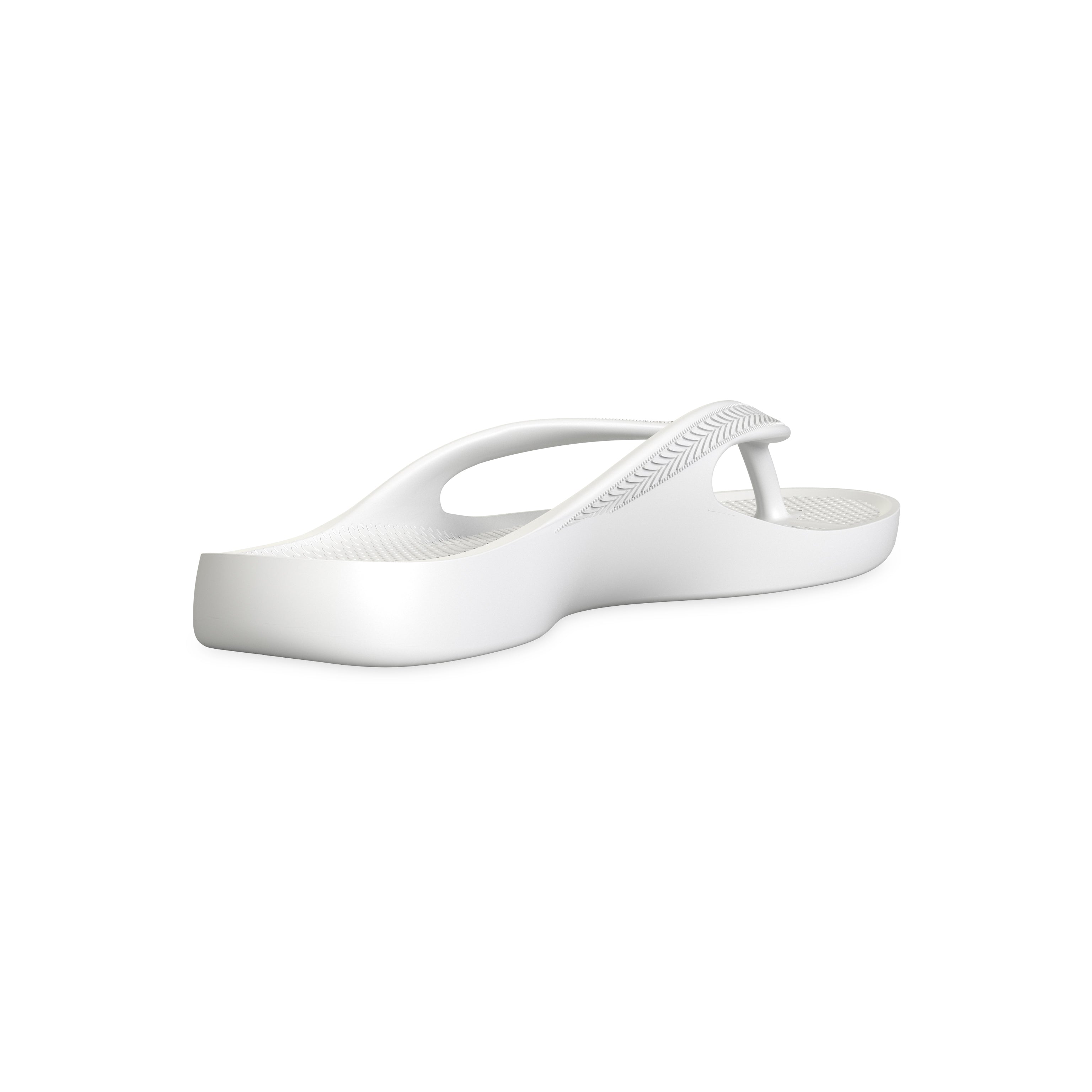 White - Kids Arch Support Flip Flops