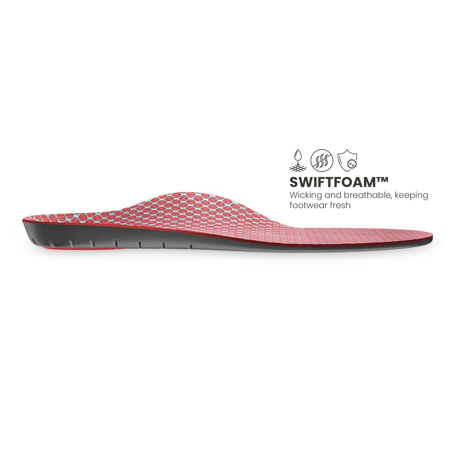 Lateral view of Lightfeet Active Support Orthotic Insole