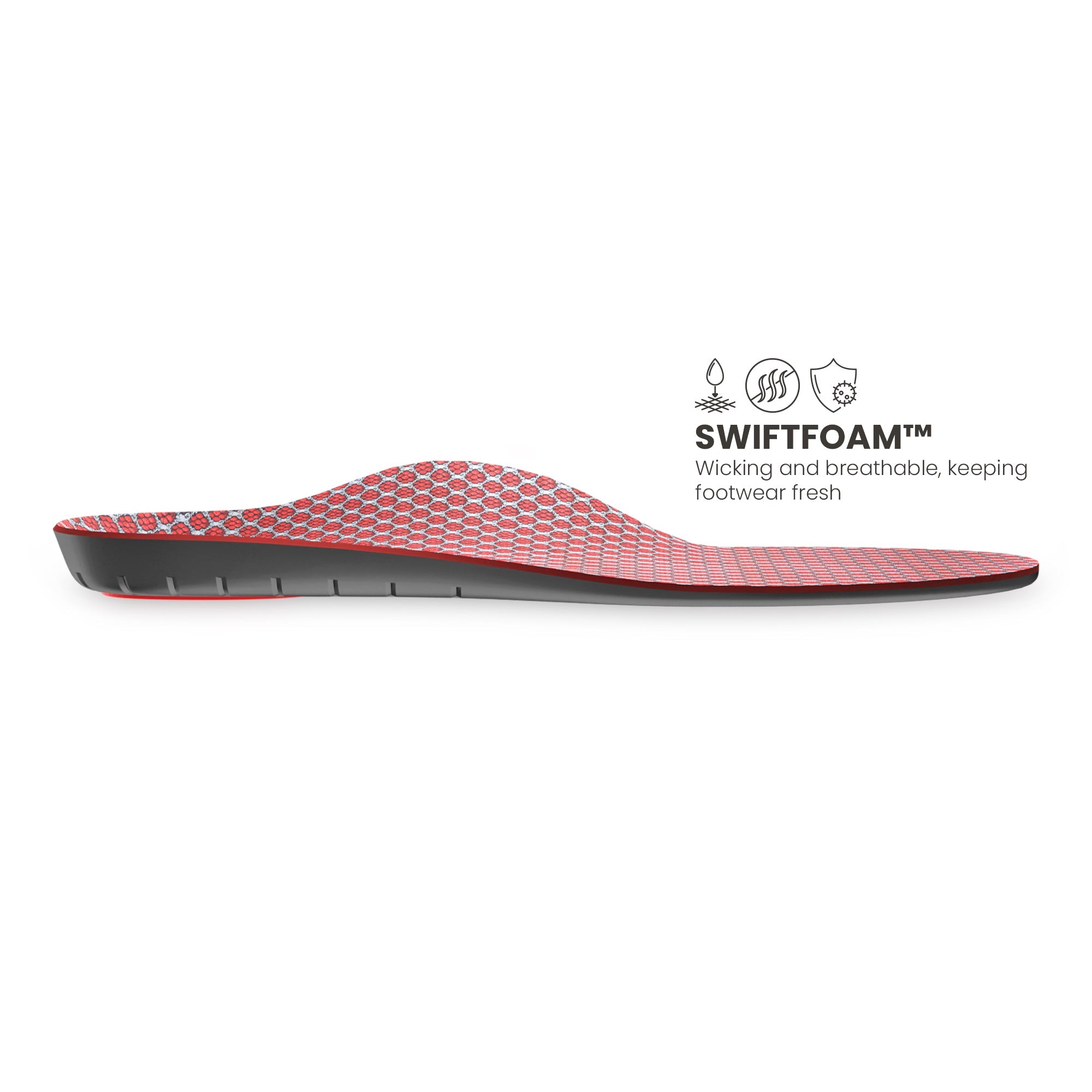 Lateral view of Lightfeet Active Support Orthotic Insole