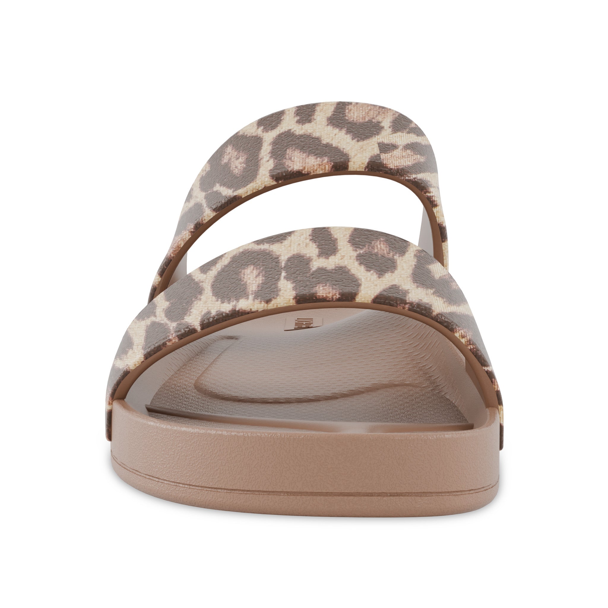 Latte Leopard - Lightfeet Double Strap Slides