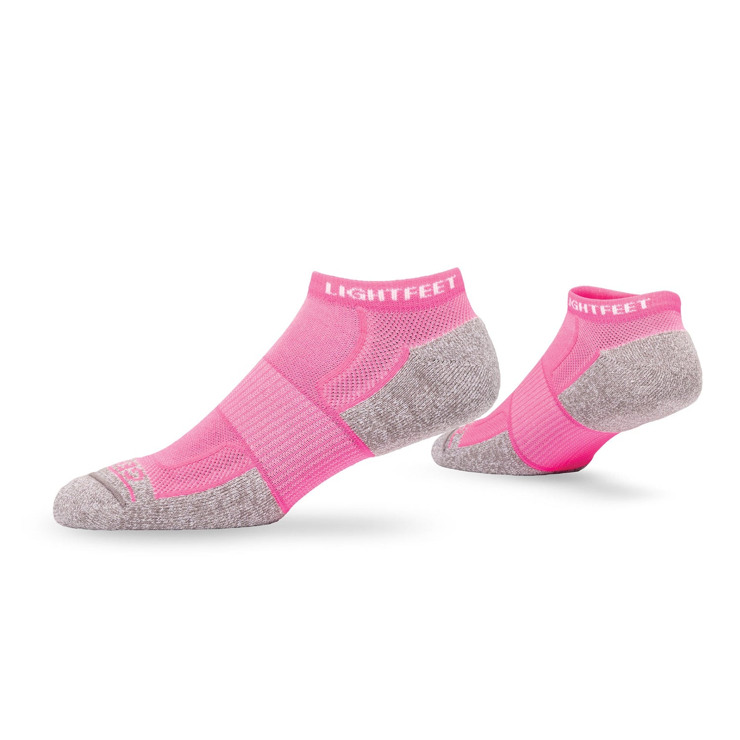 Pair of Lightfeet Genesis Kids Ankle Pink Performance Sock 