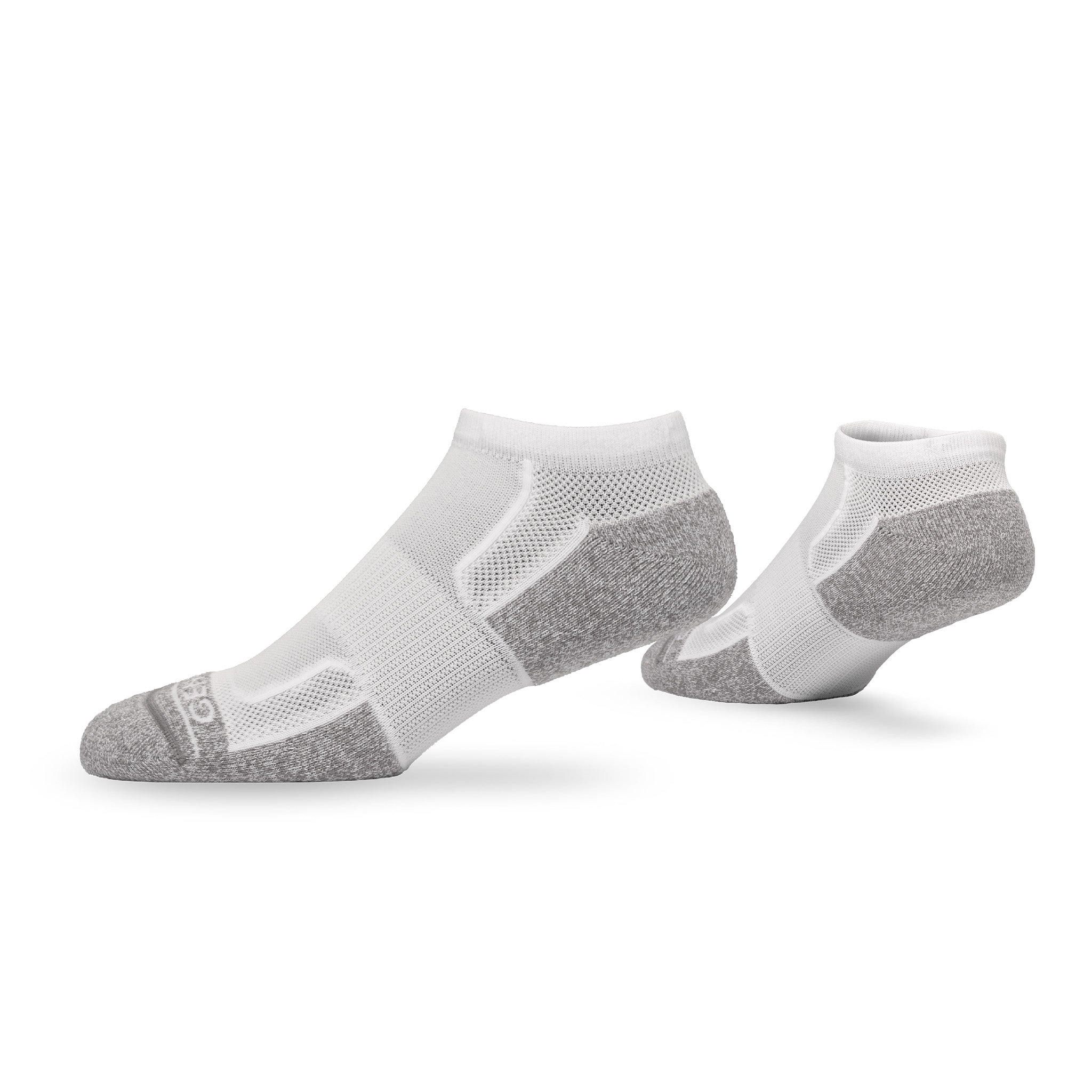 Pair of Lightfeet Genesis Kids Ankle White Performance Sock 