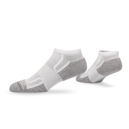 Pair of Lightfeet Genesis Kids Ankle White Performance Sock 