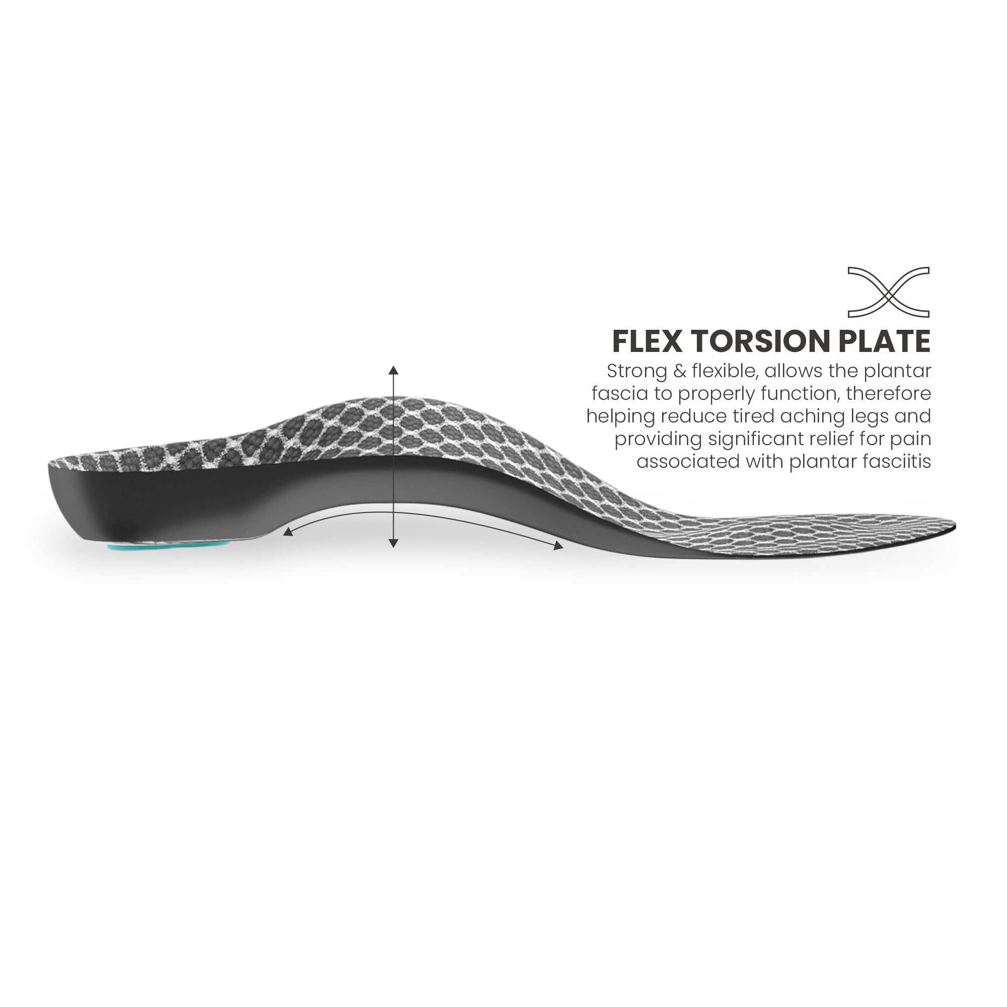 Lightfeet ¾ Plantar Fasciitis Orthotic Insole