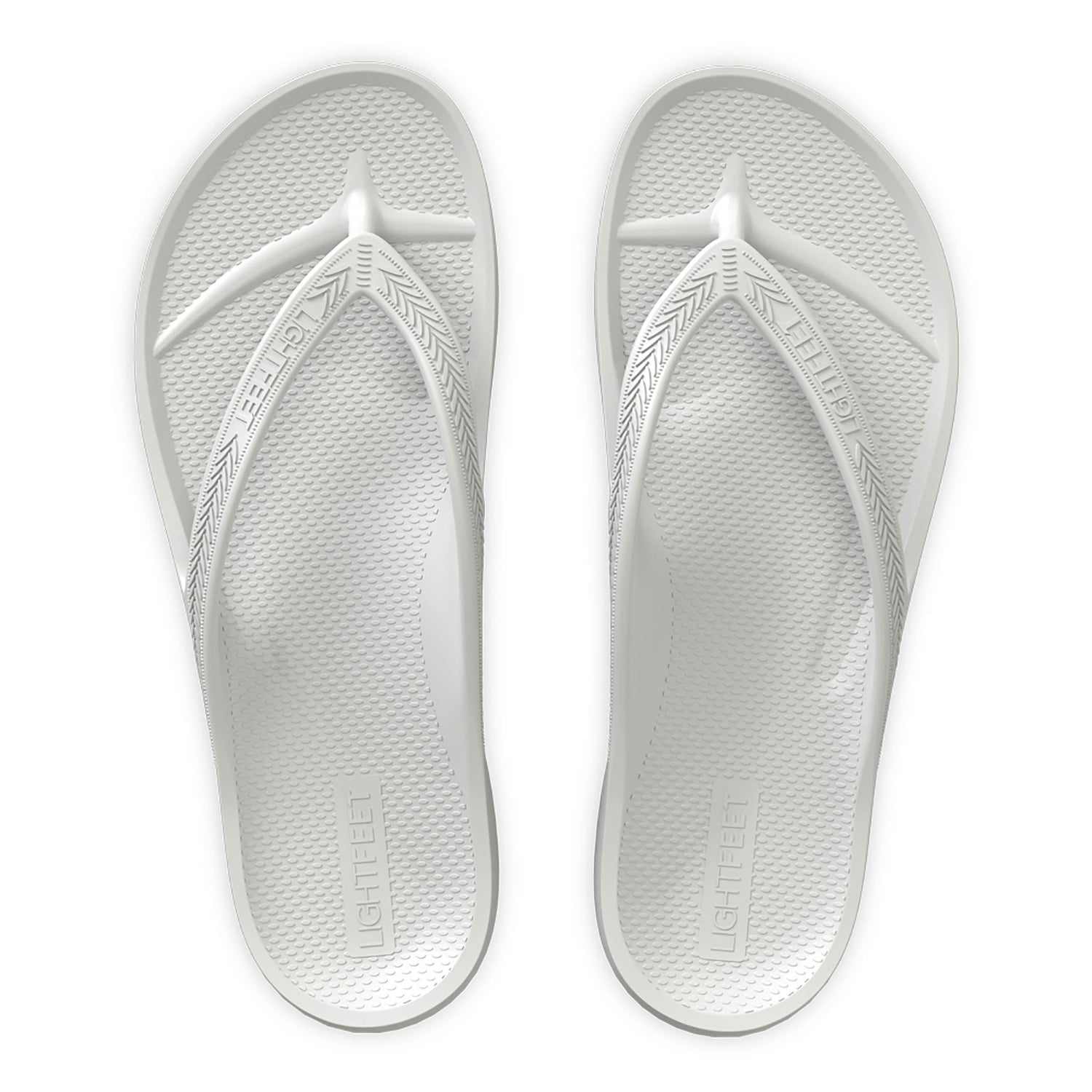 Lightfeet Arch Support Thongs in White