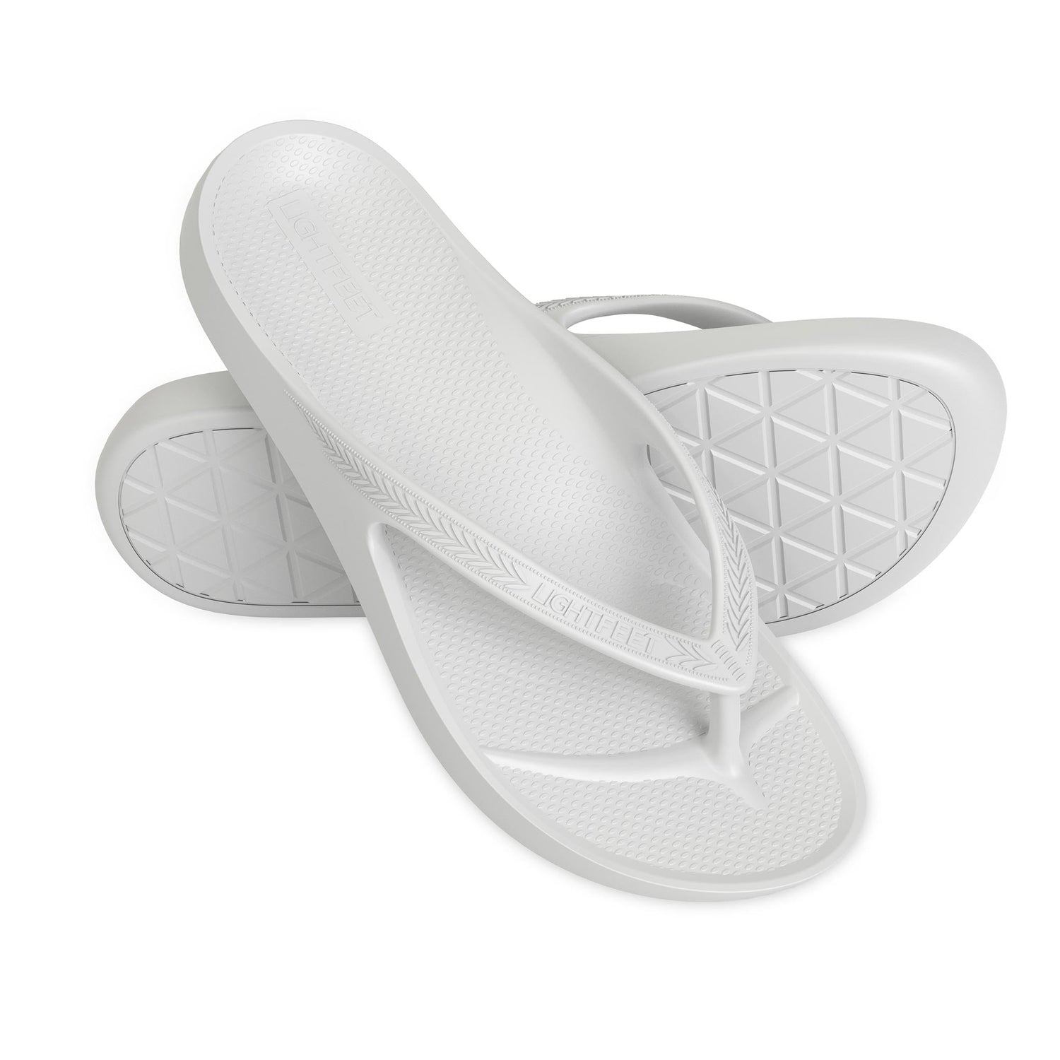 Lightfeet Arch Support Thongs in White